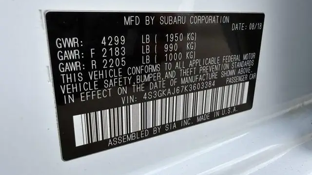 2019 Subaru Impreza Sport