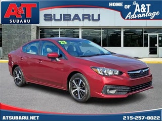 2023 Subaru Impreza with Crimson Red Pearl Exterior