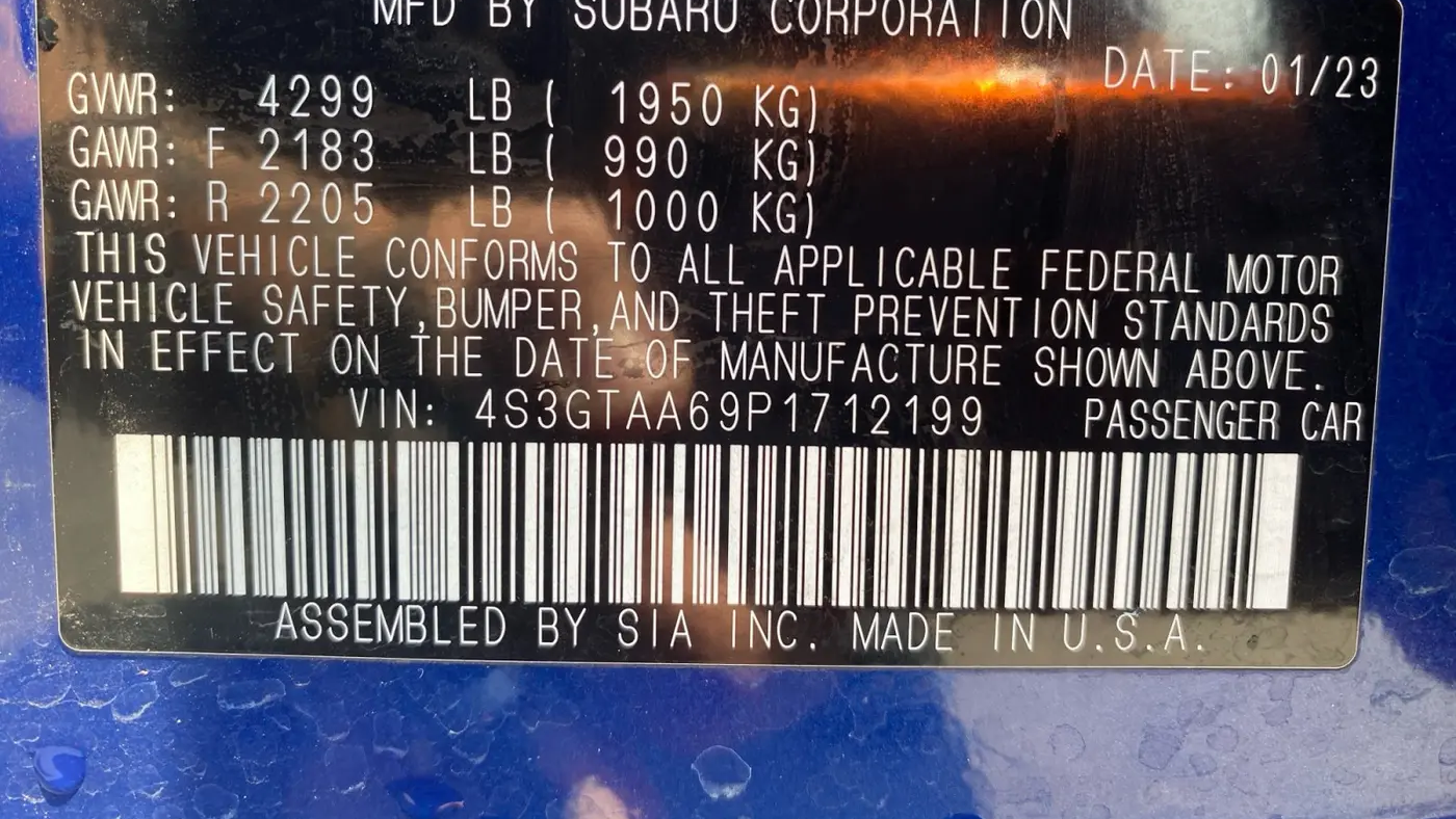 2023 Subaru Impreza Base