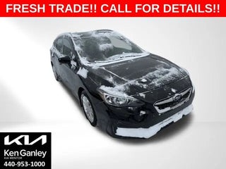 2018 Subaru Impreza with Crystal Black Silica Exterior