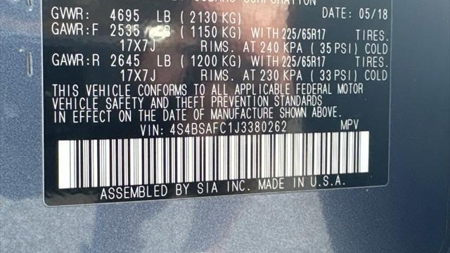 2018 Subaru Outback 2.5i Premium