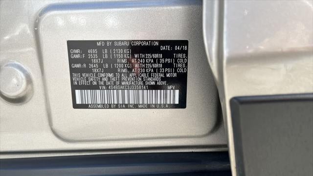 2018 Subaru Outback 2.5i Limited