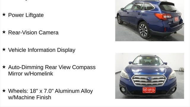 2015 Subaru Outback 2.5i Limited