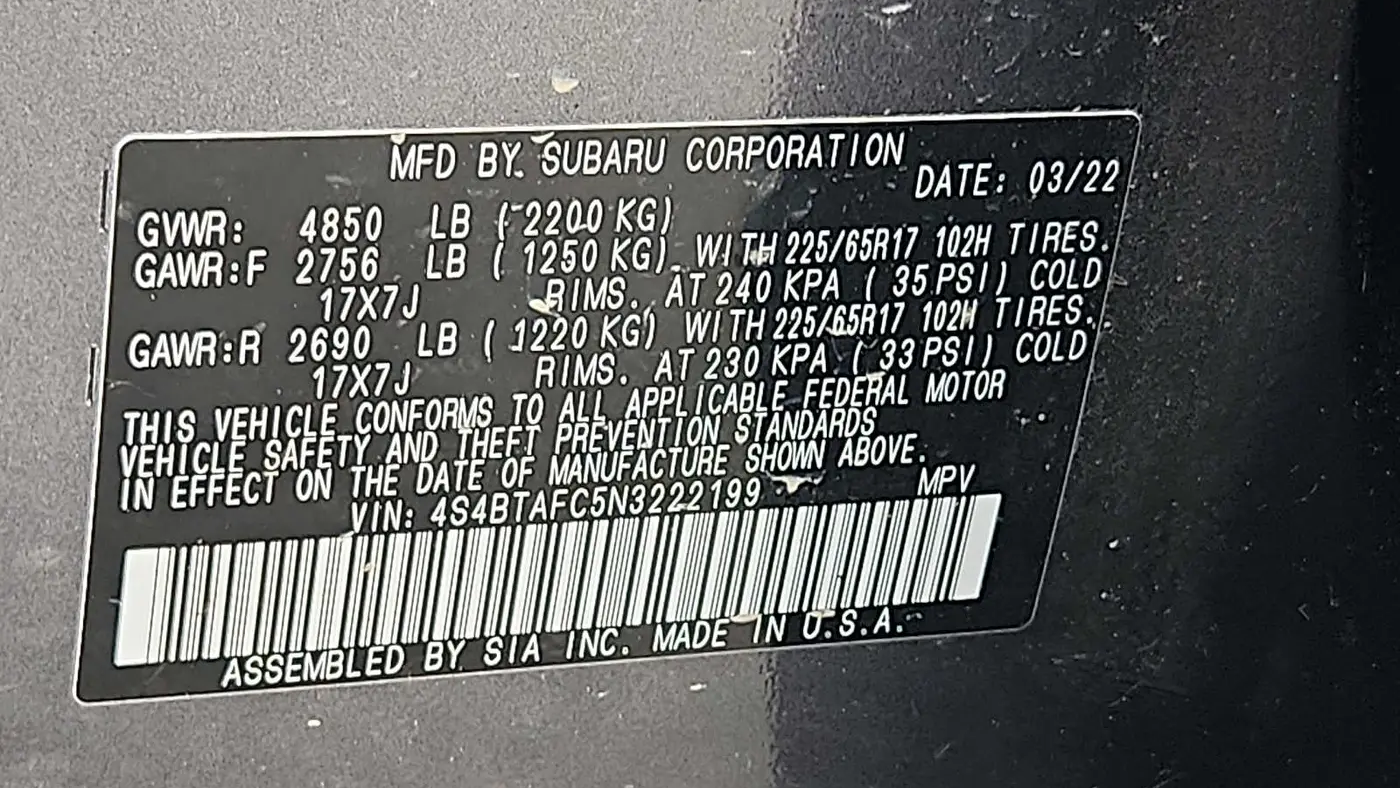 2022 Subaru Outback Premium