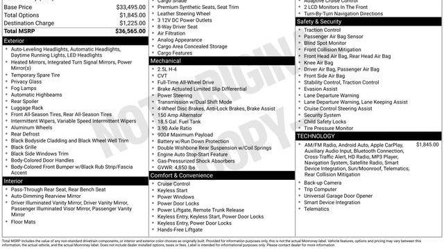 2023 Subaru Outback Onyx Edition