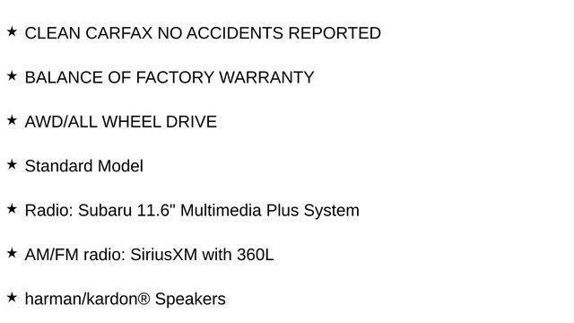 2025 Subaru Outback Onyx Edition