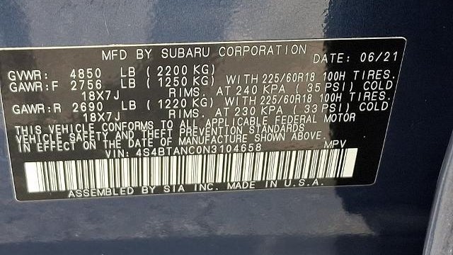 2022 Subaru Outback Limited