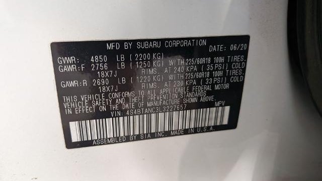 2020 Subaru Outback Limited