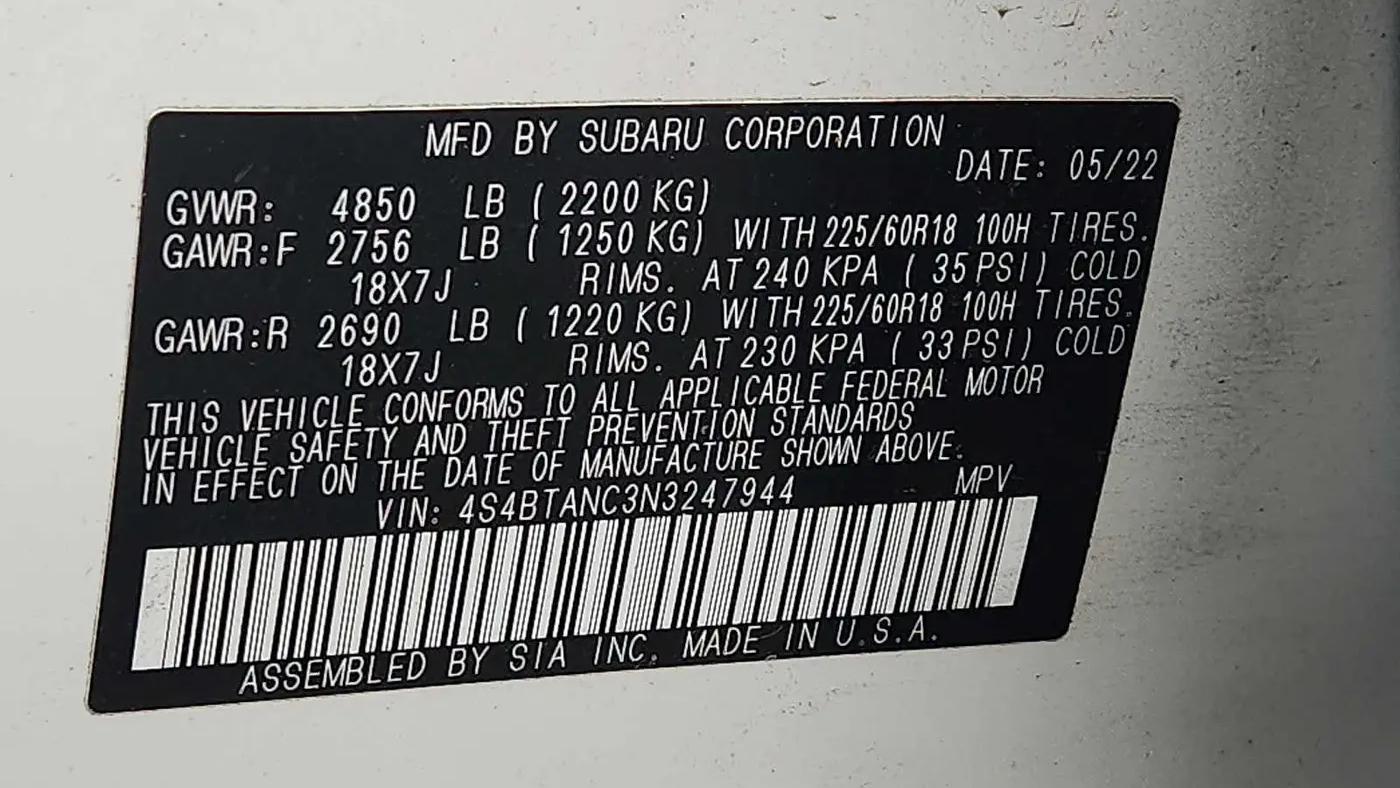 2022 Subaru Outback Limited