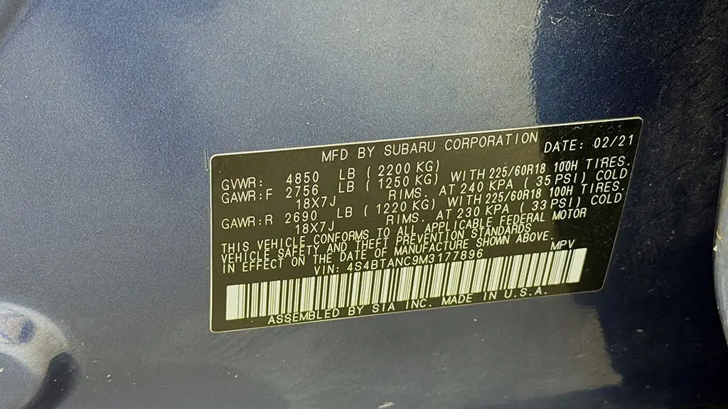 2021 Subaru Outback Limited
