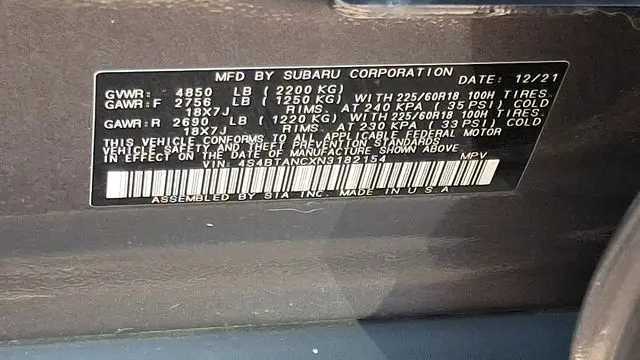 2022 Subaru Outback Limited