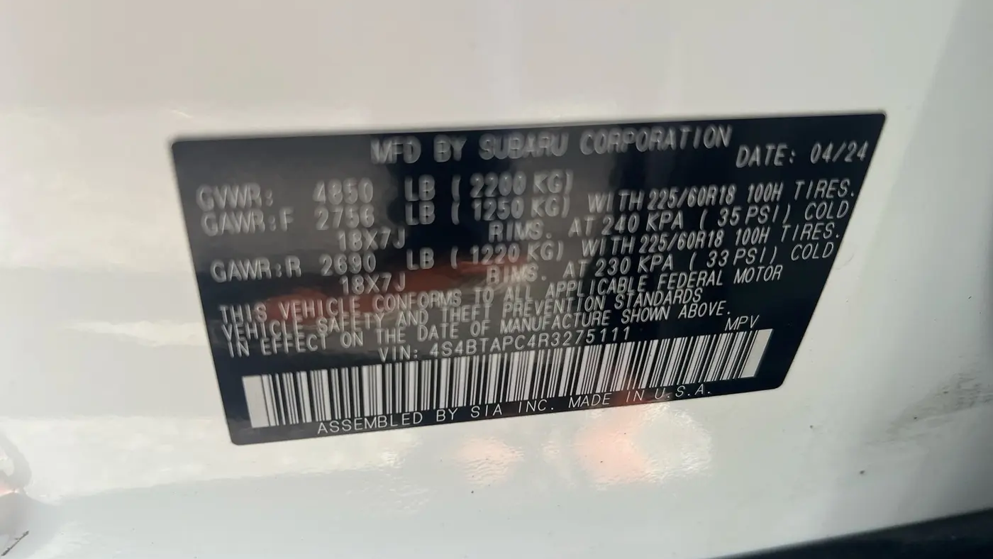 2024 Subaru Outback Touring