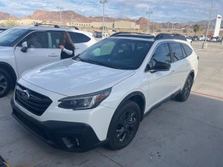 2021 Subaru Outback with Crystal White Pearl Exterior