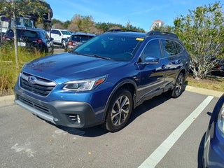 2020 Subaru Outback with Abyss Blue Pearl Exterior