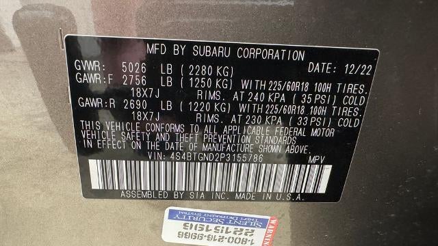 2023 Subaru Outback Limited XT