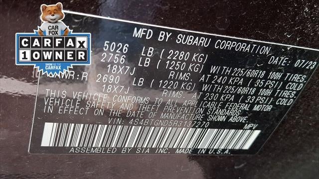 2024 Subaru Outback Limited XT