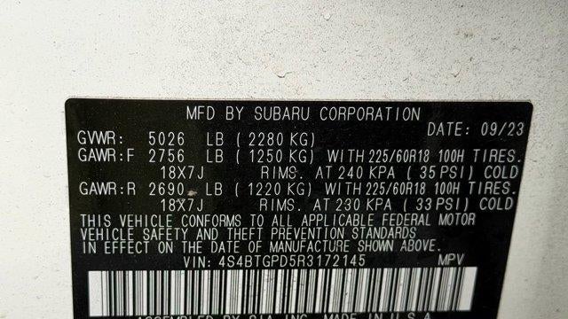 2024 Subaru Outback Touring XT