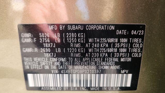 2023 Subaru Outback Touring XT