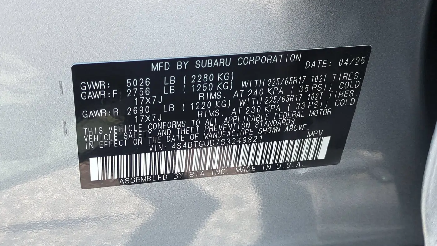 2025 Subaru Outback Wilderness