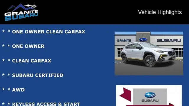 2025 Subaru Crosstrek Sport
