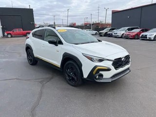 2024 Subaru Crosstrek with Crystal White Pearl Exterior