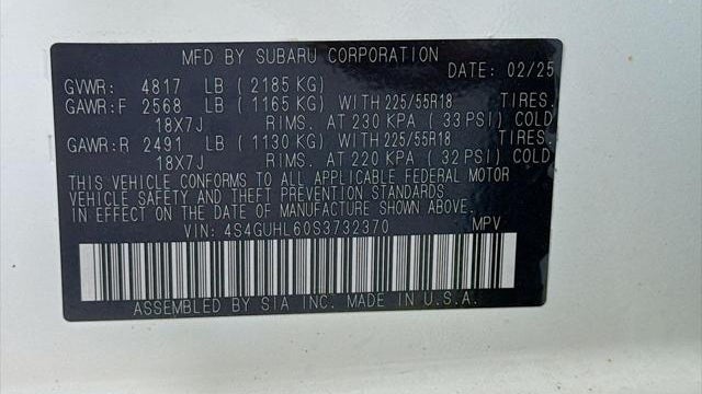 2025 Subaru Crosstrek Limited