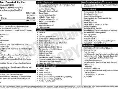 2024 Subaru Crosstrek AWD Limited 4DR Crossover