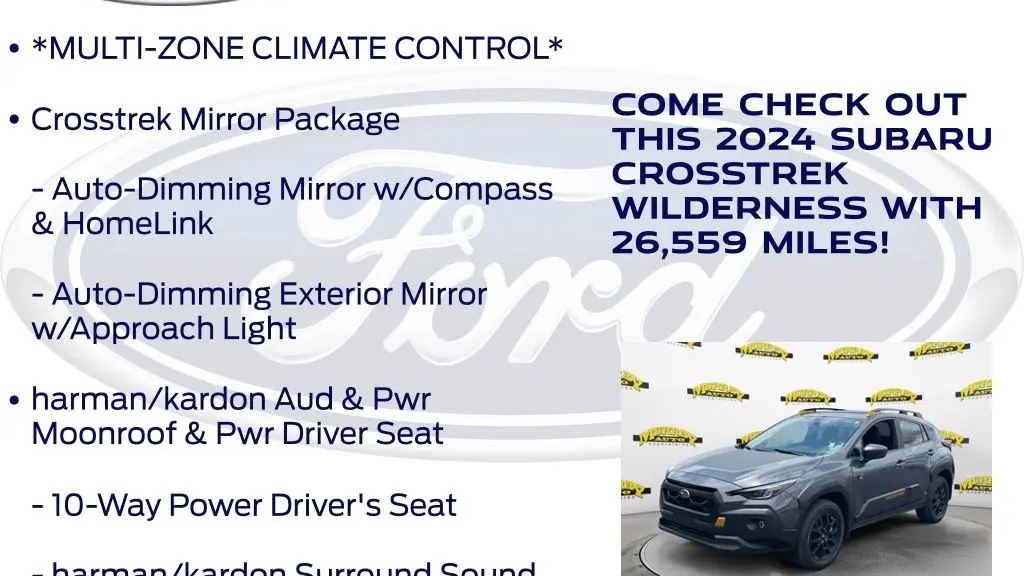 2024 Subaru Crosstrek Wilderness