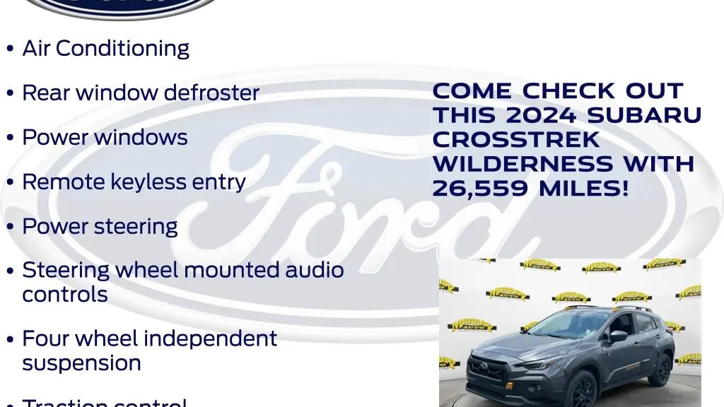 2024 Subaru Crosstrek Wilderness