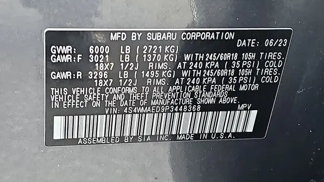 2023 Subaru Ascent Premium 7-Passenger