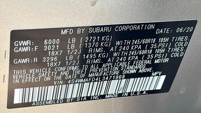 2020 Subaru Ascent Premium 7-Passenger