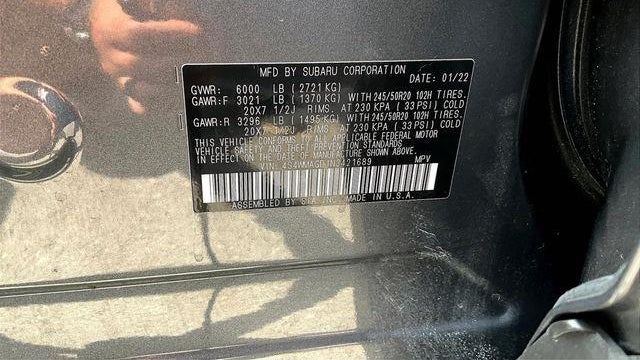 2022 Subaru Ascent Onyx Edition