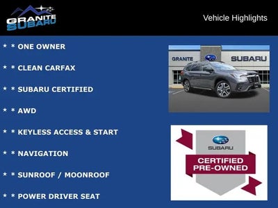 Photo of a 2025 Subaru Ascent AWD Limited 7-Passenger 4DR SUV for sale