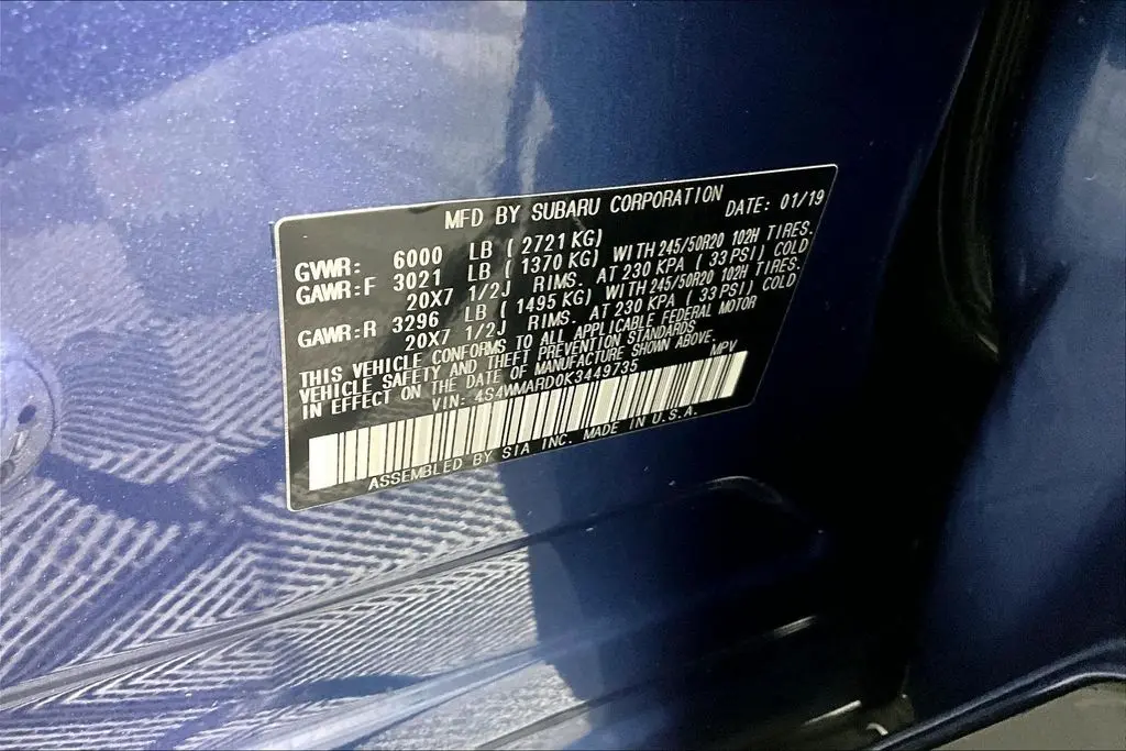 2019 Subaru Ascent - $20,491