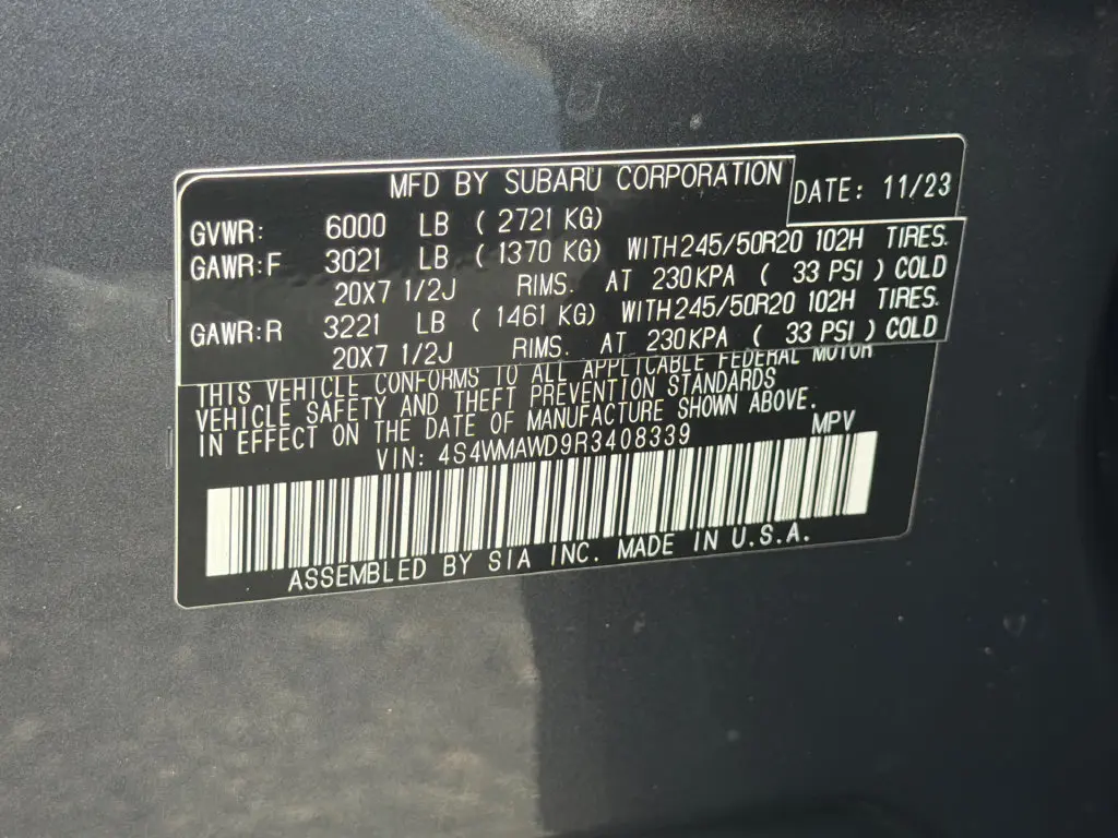 2024 Subaru Ascent - $41,325