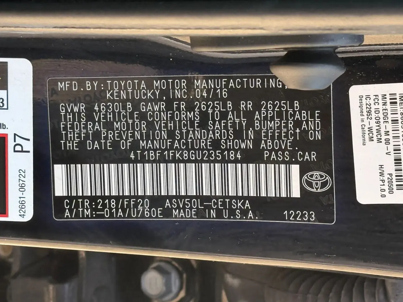 2016 Toyota Camry - $10,950