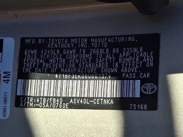 2011 Toyota Camry - $12,990
