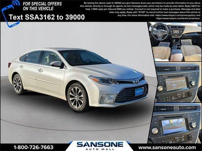 2016 Toyota Avalon XLE 4DR Sedan