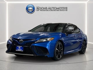 2018 Toyota Camry with Blue Exterior