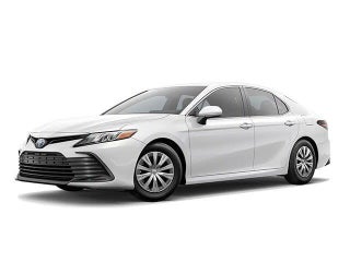 2022 Toyota Camry Hybrid with White Exterior