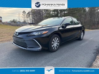 2023 Toyota Camry Hybrid with Midnight Black Metallic Exterior