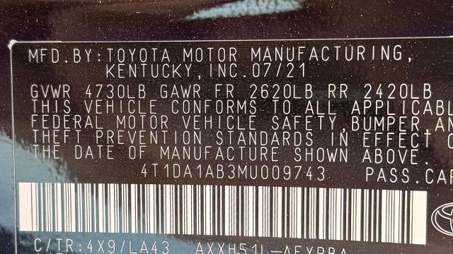 2021 Toyota Avalon Hybrid Limited