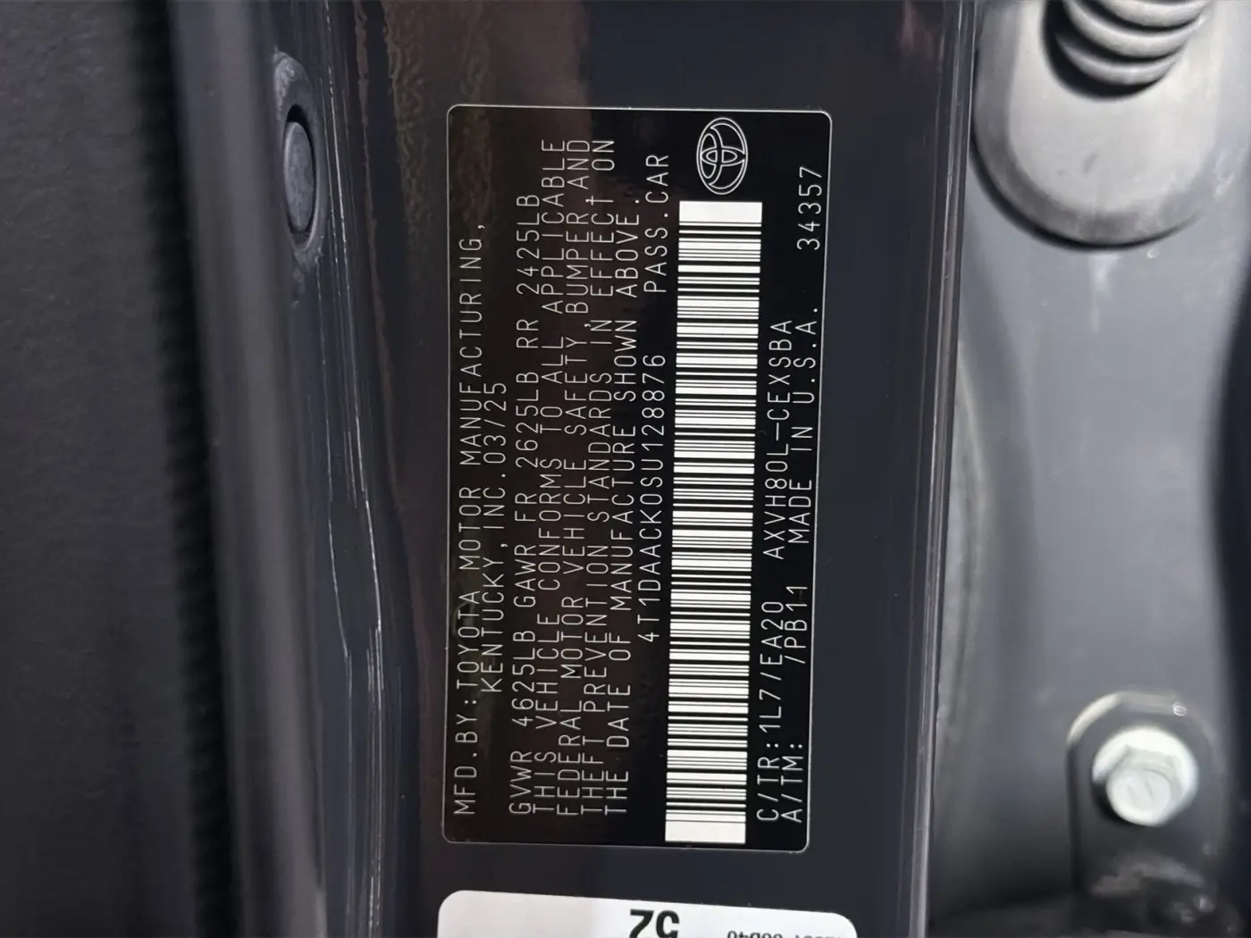 2025 Toyota Camry - $26,250