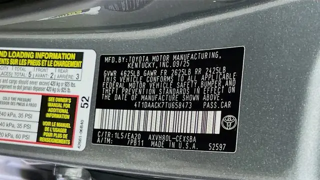 2026 Toyota Camry SE