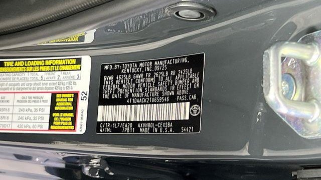 2026 Toyota Camry SE