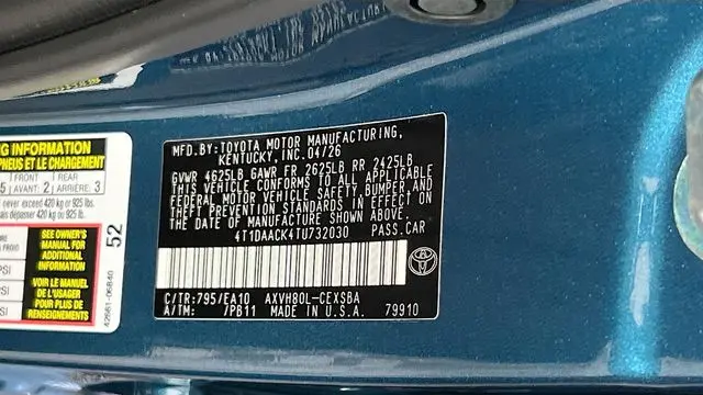 2026 Toyota Camry SE