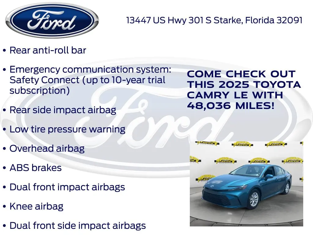 2025 Toyota Camry - $25,206