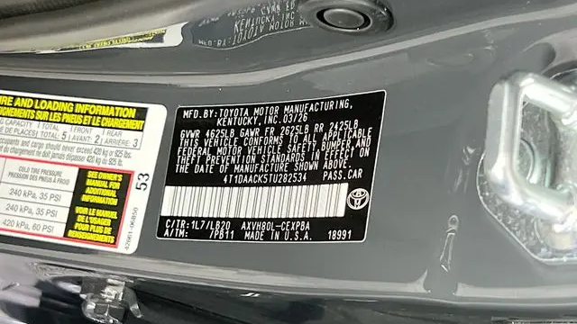 2026 Toyota Camry SE