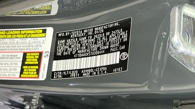 2026 Toyota Camry SE