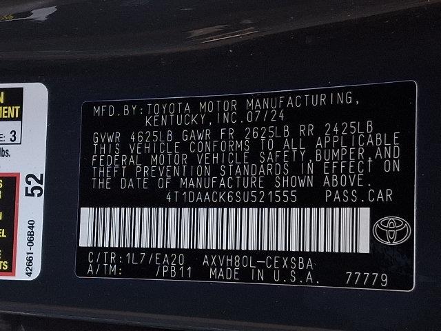2025 Toyota Camry - $27,678
